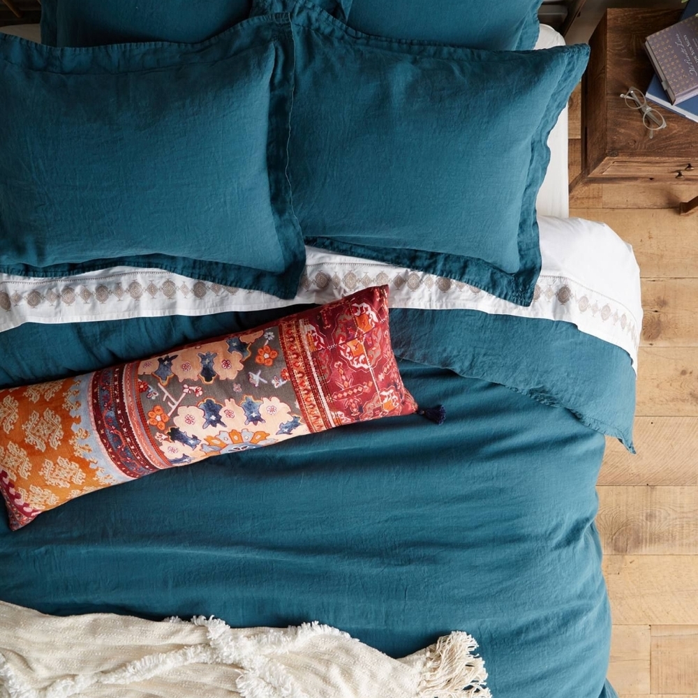 Anthropologie Soft Washed Linen Euro Sham